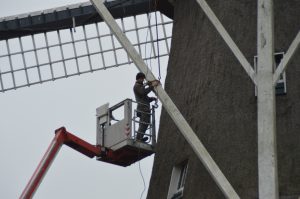 Molenmaker bij lange schoor Woldzigt Roderwolde