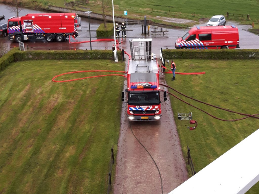 brandweer voor molen Woldzigt - Roderwolde