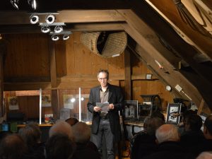 dichter Meert Moand Dialect Moand in het Graanmuseum van Olie- en Korenmolen Woldzigt Roderwolde