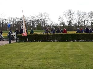 start fietstocht Het Drentse Landschap voor Olie- en Korenmolen Woldzigt Roderwolde